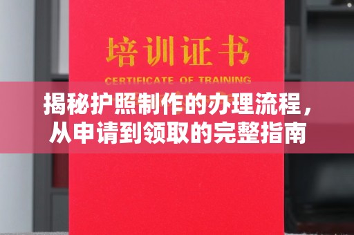 盈江揭秘护照制作的办理流程，从申请到领取的完整指南