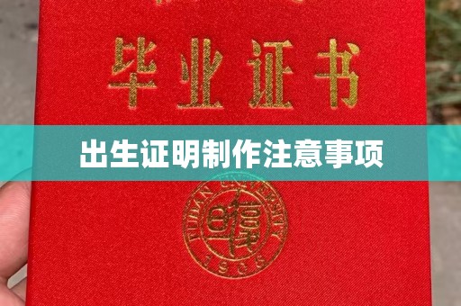 盈江出生证明制作注意事项