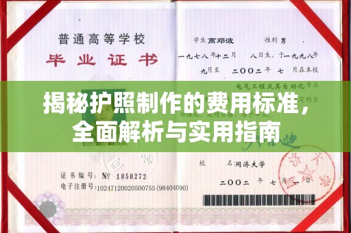盈江揭秘护照制作的费用标准，全面解析与实用指南