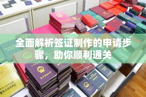 盈江全面解析签证制作的申请步骤，助你顺利通关